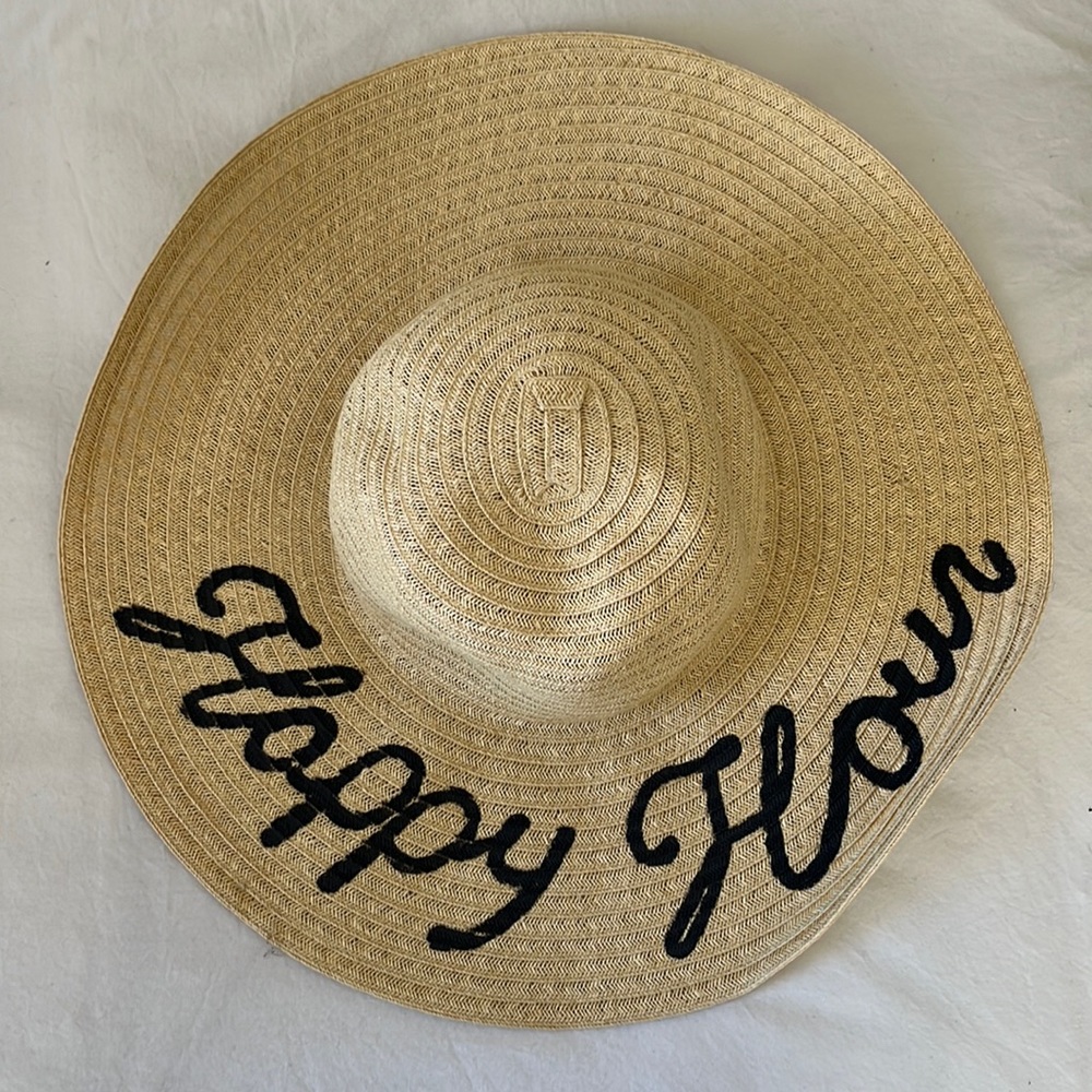 Happy hour straw hat